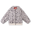 Repose 11. faux fur bomber dalmatian