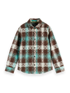 Scotch&Soda 180634 checked shirt agathe green