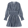 2W25E222 Camira 9439 Moon Gingham dress