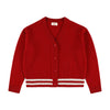 Cobra knitted cardigan tricot red