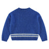 Crow knitted jumper tricot royal